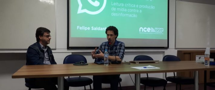 Encontro Aberto do mês de maio teve como tema Educomunicação e o WhatsApp: leitura crítica e produção de mídia contra a desinformação