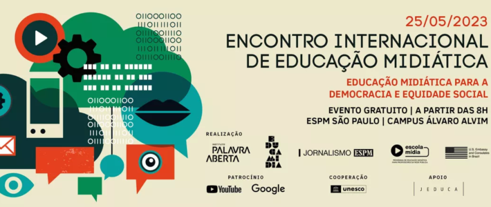 Instituto Palavra Aberta promove o 1° Encontro Internacional de Educação Midiática. Inscrições se encerram nesta semana