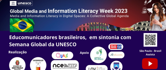 UNESCO Global MIL Week 2023 abre espaço para a discussão sobre o papel da educomunicação em políticas públicas e práticas de alfabetização midiática