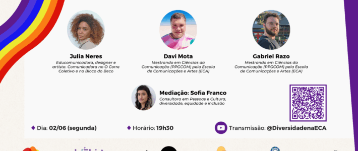 Lives debatem Educomunicação e a luta LGBTQIAPN+ em junho