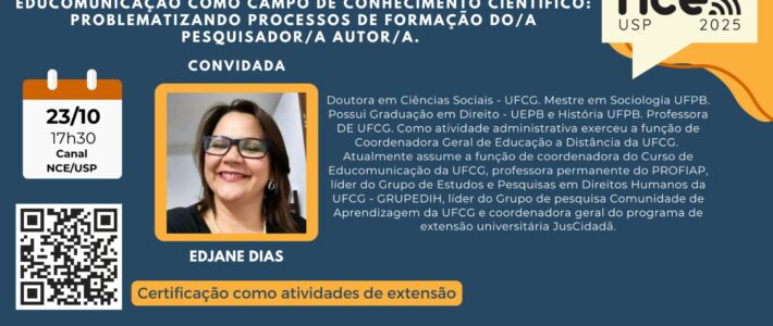 Encontros NCE-USP discute epistemologias e práticas de pesquisa em Educomunicação