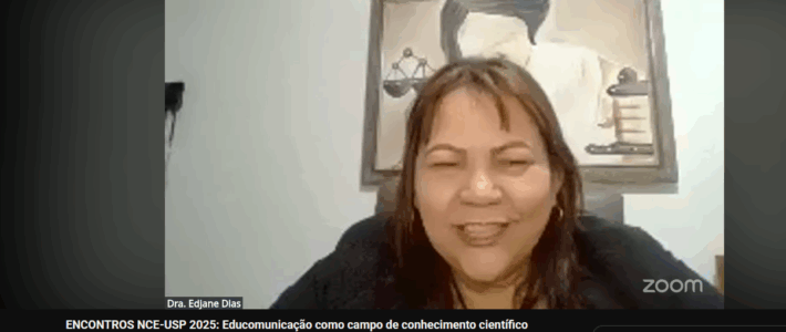 “Informação é diferente de conhecimento”: pesquisadora comenta processos de formação de pesquisadores na Educomunicação durante Encontro NCE 