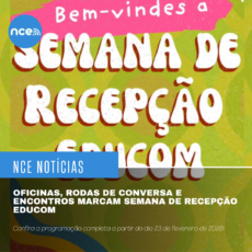 Oficinas, rodas de conversa e trocas com veteranos marcam a programação de atividades da Semana de Recepção Educom 2026
