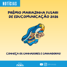 Confira os ganhadores e ganhadoras do prêmio Mariazinha Fusari de Educomunicação 2026